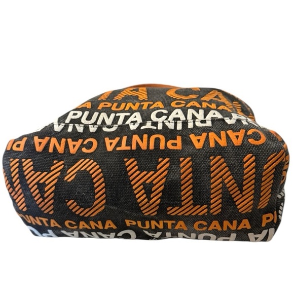 $10 (ππΌππ πΎππΌππΎπ)Kaliko Stylish Black and Orange Punta Cana Tote Bag - Picture 5 of 6